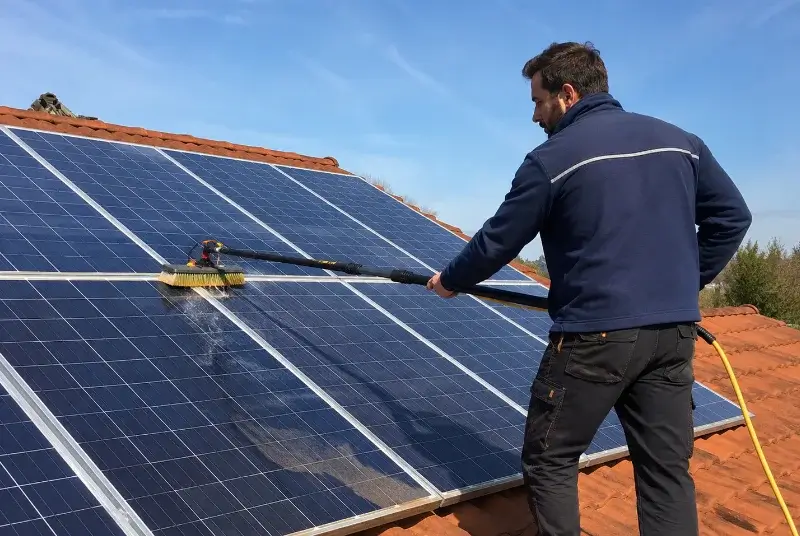 Nettoyage et entretien de panneaux solaires à Galgon